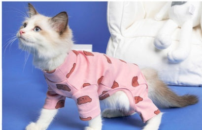 Clothes for Cats | British Shorthair Anti-Shed 4-Leg Outfit