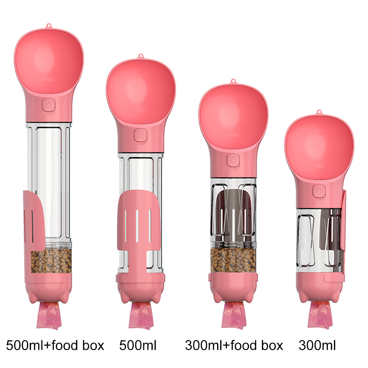 Pet Multi-functional Water Bottle 3 in 1