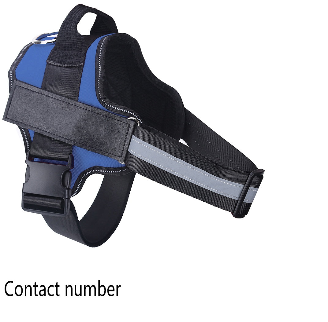 Custom No-Pull Reflective Dog Harness Adjustable Vest