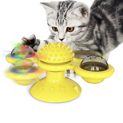 Cat Windmill toy: Scratcher and Tooth Itch Relief