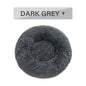 Warm Round Plush Pet Bed | Soft & Washable Fluffy Comfort