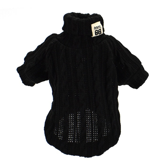 Warm long-sleeve cotton shirt with collar