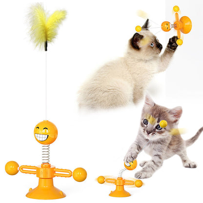 Cat Windmill toy: Scratcher and Tooth Itch Relief