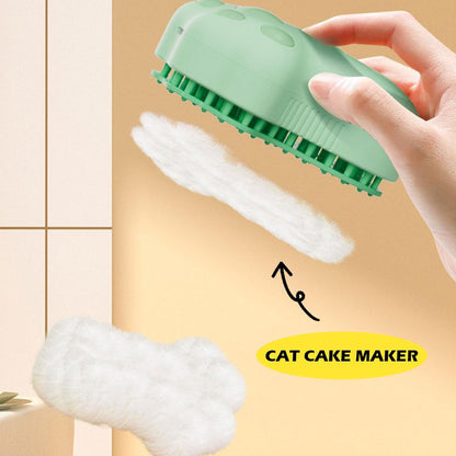 Electric Cat & Dog Spray Comb | Cat-Shaped Pet Grooming Tool