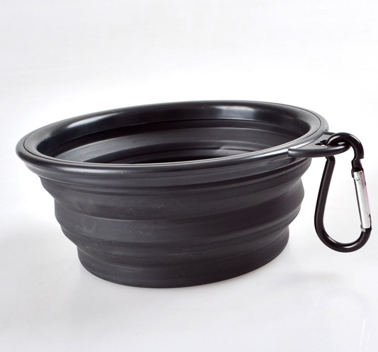Folded Silicone Pet Bowl