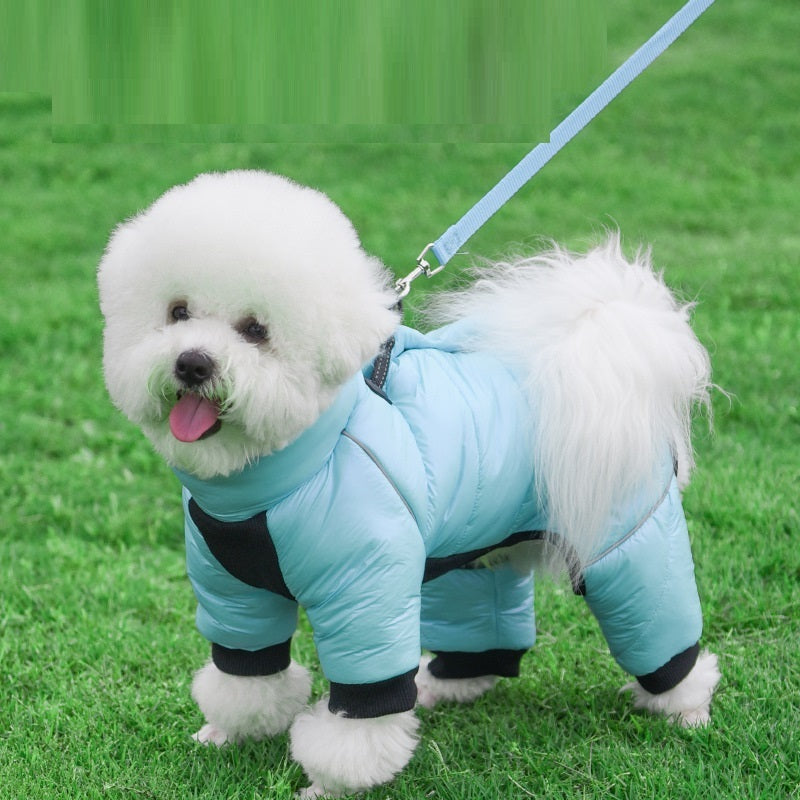 Warm 4-legged suit for winter