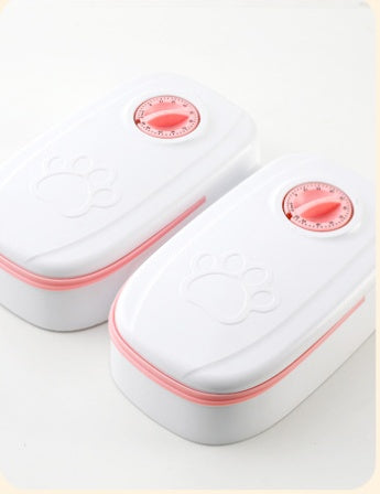 Smart Automatic Pet Feeder with Timer & Stainless Bowl