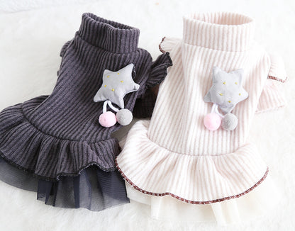 Pet Style XINGX Flounced Sleeve Skirt for Cats & Dogs