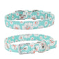 Pet Collar Double Layer Colorful Fabric