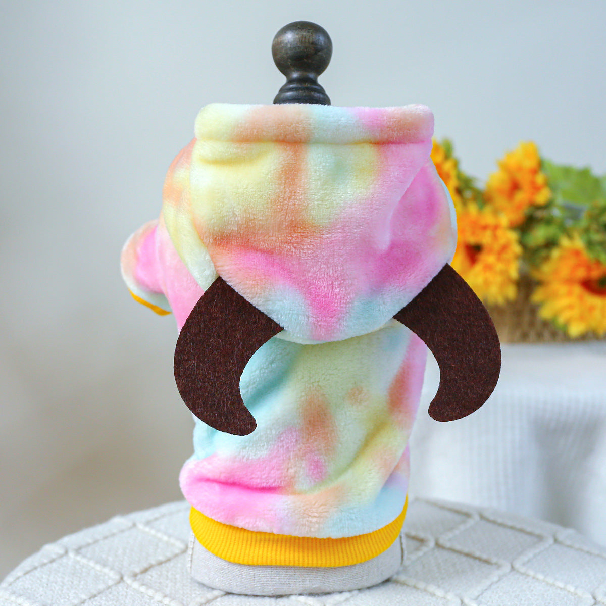 Flower Unicorn Fleece-Lined Pet Costume for Dogs & Cats