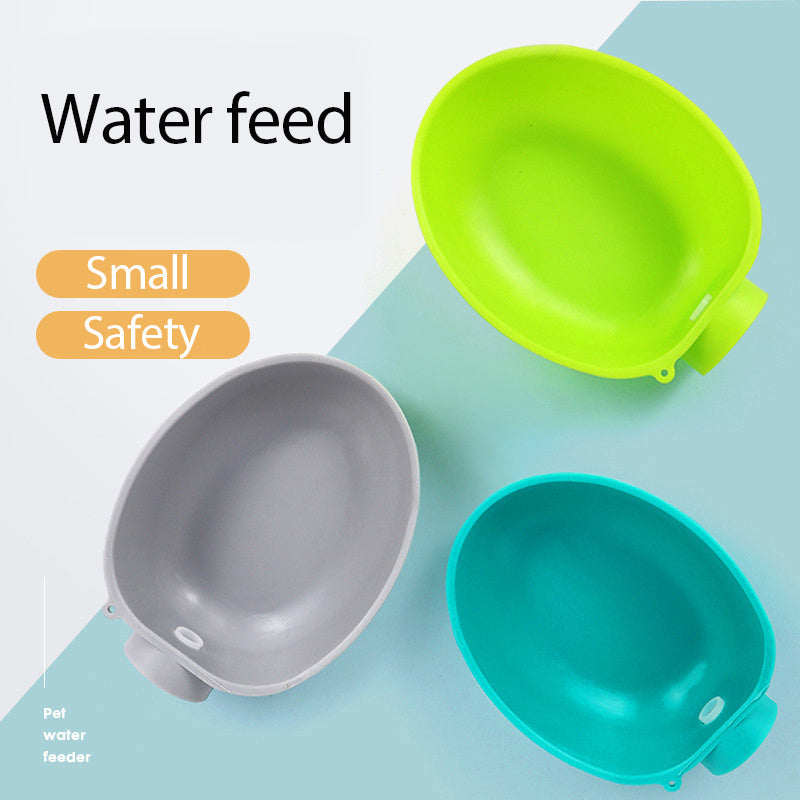 Portable Pet Drinking Bowl with Stream Bottle Head