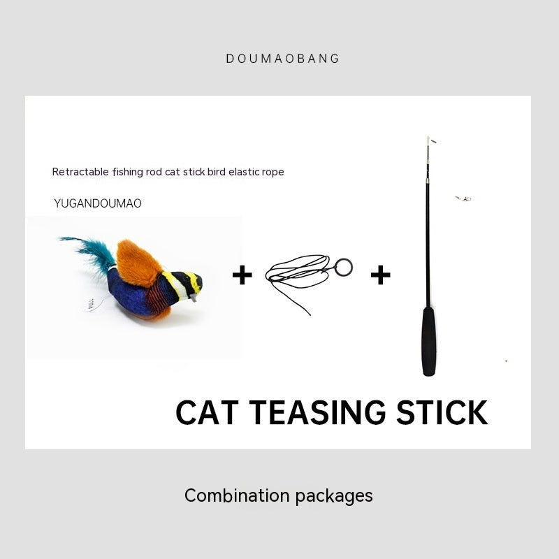 Plush Cat Toy for Stress Relief