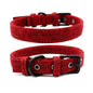Pet Collar Double Layer Colorful Fabric