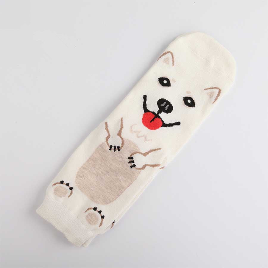 Cartoon Dog Socks for Women