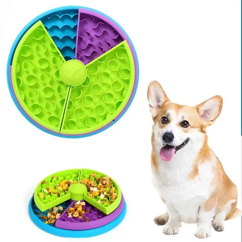 Healthy Pet Feeder Bowl | Anti-Choking & Rotating Puzzle Game