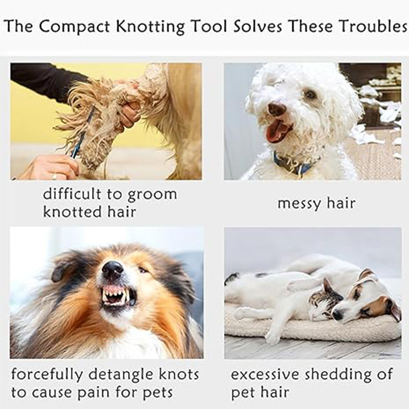 Pet knotting comb