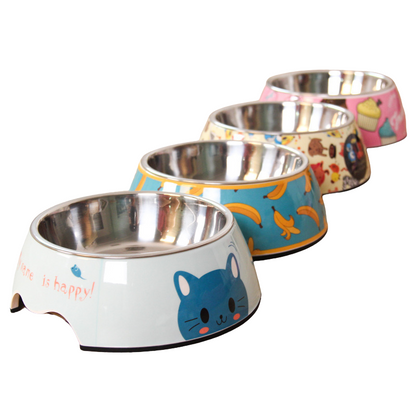 Stainless steel pet bowl