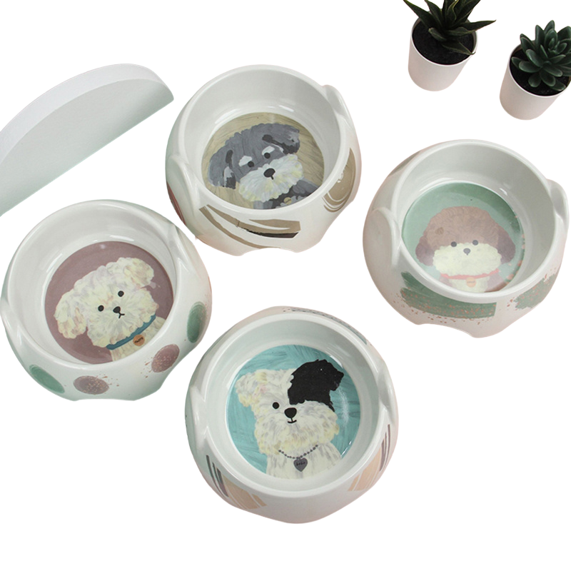 Adorable pet-shaped food bowl