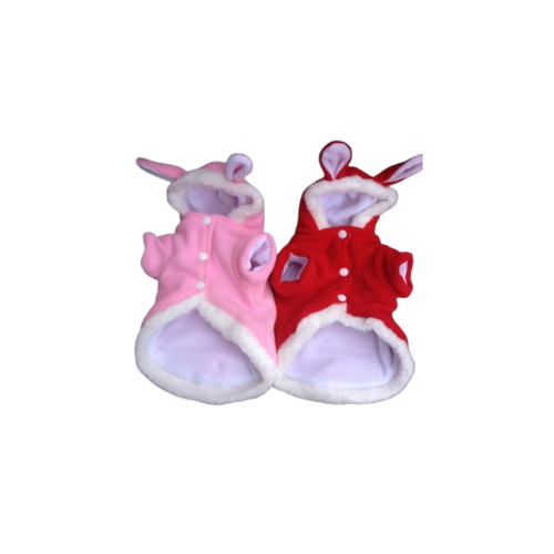 Adorable rabbit-ear shaped cotton jacket