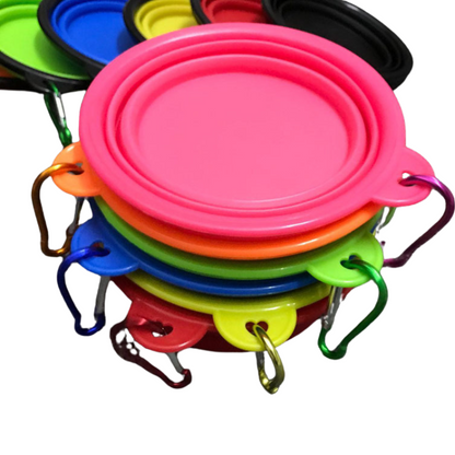 Folded Silicone Pet Bowl
