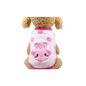 Warm sleeveless fur coat for pets