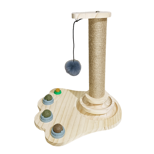 Cat Toys From Solid Wood Cat Turntable Bite-resistant