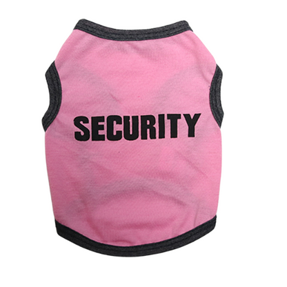 Cotton Printed Security Vest for Small Dogs