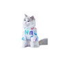 Cat Clothes Anti Hair Loss Cute VestBlue