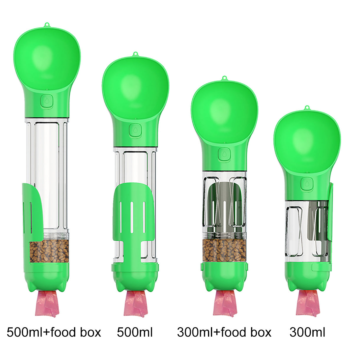 Pet Multi-functional Water Bottle 3 in 1