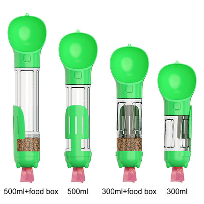 Pet Multi-functional Water Bottle 3 in 1