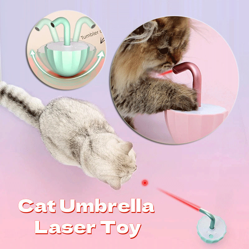 Cat Laser Interactive Smart Pet Game Toy Umbrella