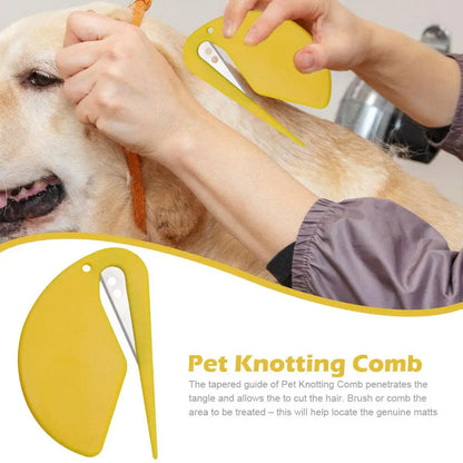 Pet knotting comb