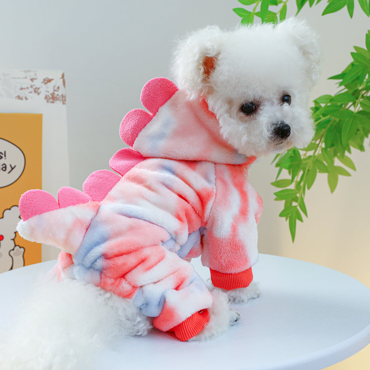 Flower Unicorn Fleece-Lined Pet Costume for Dogs & Cats