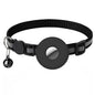 Adjustable Reflective Pet Collar with Airtag and Bell - Anti-Lost