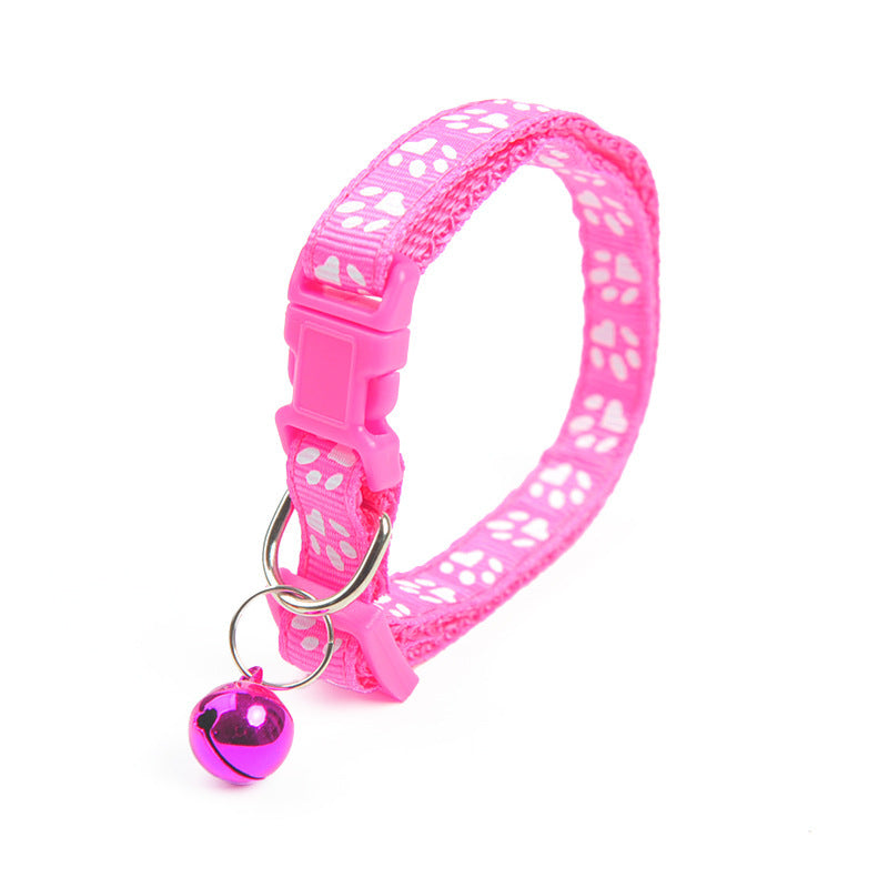 Puppy Bell Collar with Footprints