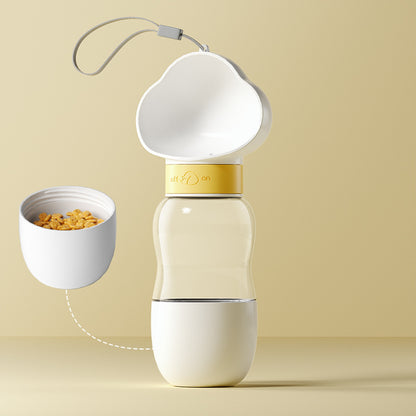 Portable water cup for pets
