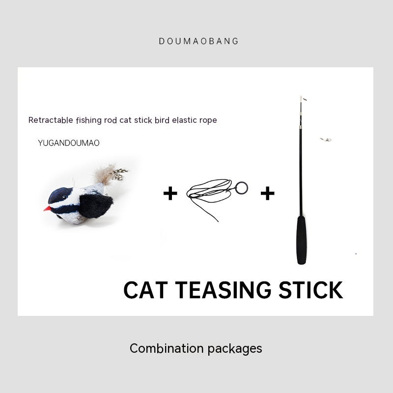 Plush Cat Toy for Stress Relief