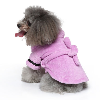 Dog Cat Bathrobe