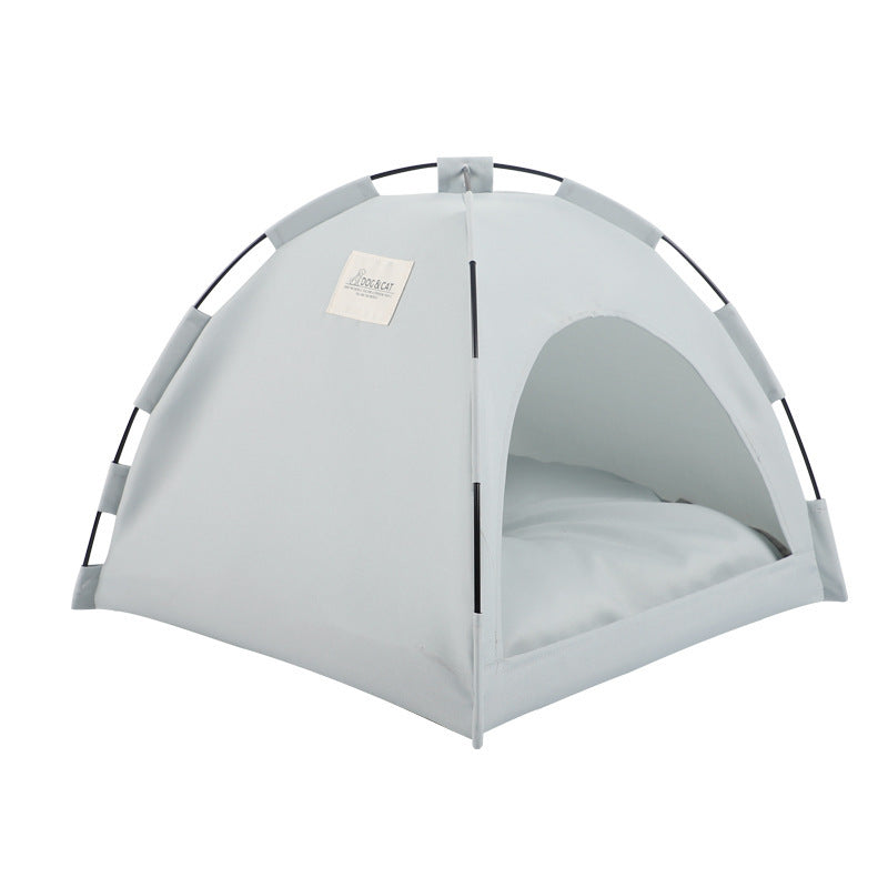 Pet Tent Bed with Cooling Cushion for Cats & Dogs