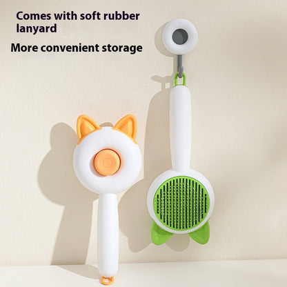 Self-Cleaning Pet Brush & Hair Remover for Dogs & Cats