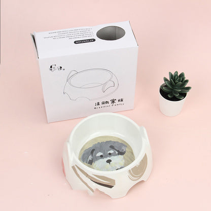 Adorable pet-shaped food bowl