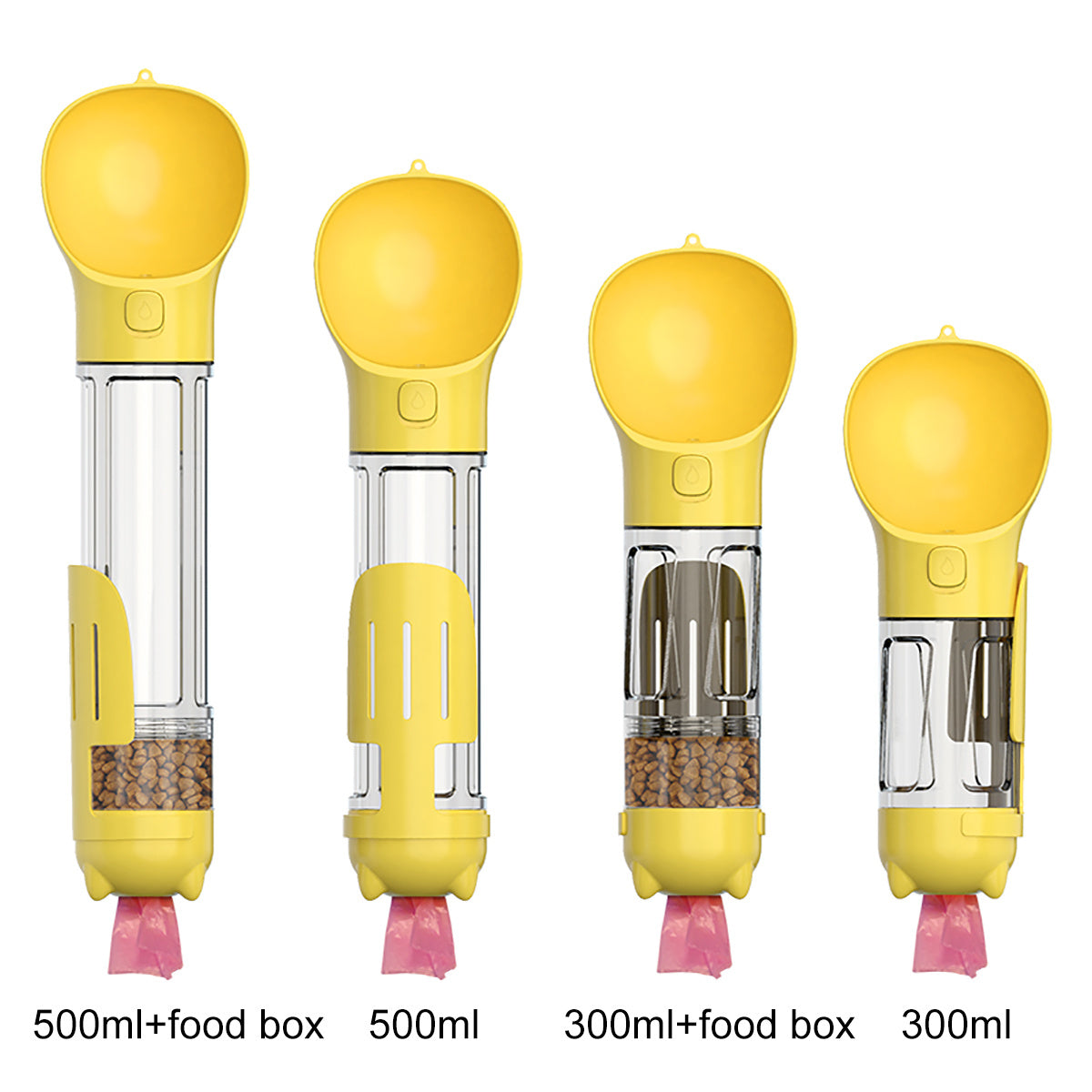 Pet Multi-functional Water Bottle 3 in 1