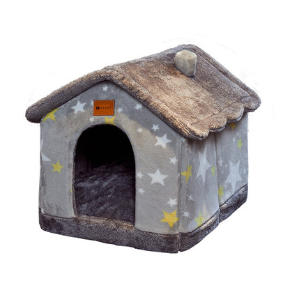 Warm Foldable Dog House - Winter Pet Bed & Cat Sofa