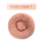 Warm Round Plush Pet Bed | Soft & Washable Fluffy Comfort
