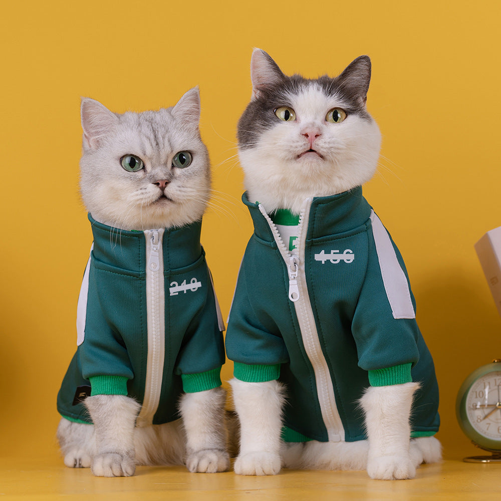 456 Digital Pet Sweater | Cozy Coat for Small & Medium Pets