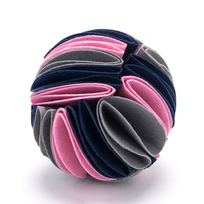 Foldable Dog Snuffle Ball | Pet IQ Training & Feeding Toy