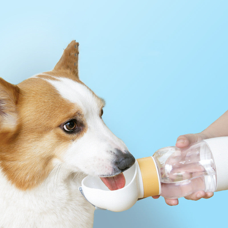 Portable water cup for pets