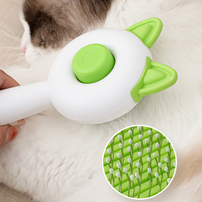 Self-Cleaning Pet Brush & Hair Remover for Dogs & Cats