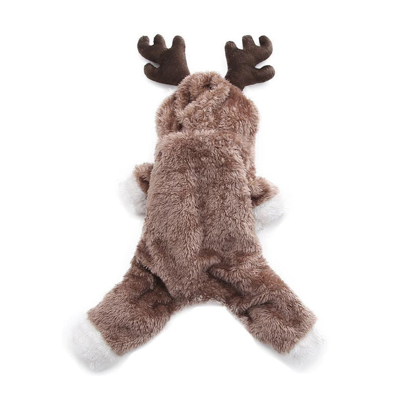 Funny reindeer-shaped coat for pets