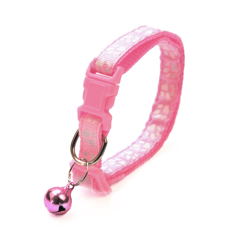 Puppy Bell Collar with Footprints